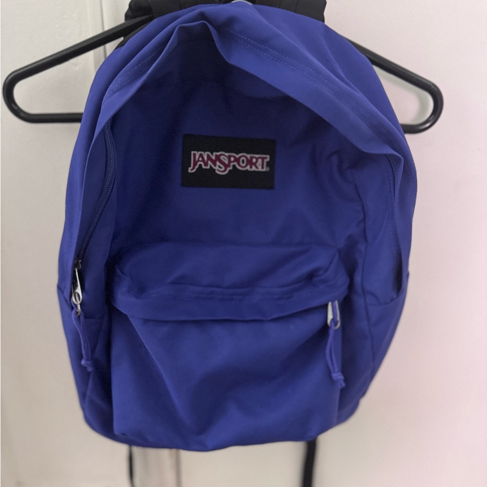 Vintage pre-1986? TWK8 JanSport  School Bag Hiking Purple with SEATTLE HOLOGRAM.